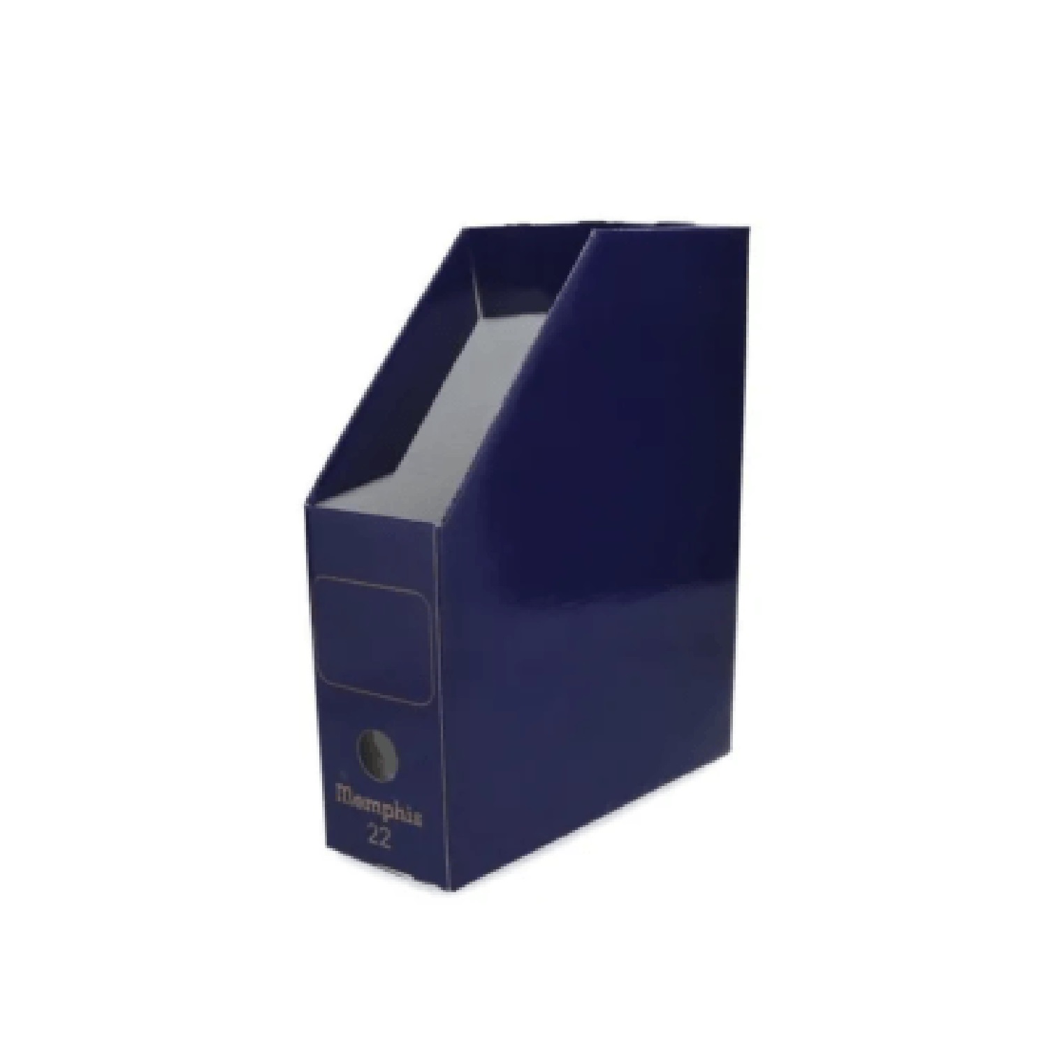 Caja Revistera Memphis Oficio N° 22 Azul