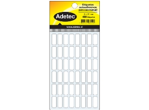 ETIQUETA MANUAL BCA 8X20 MM 10 HJ 480 UN ADETEC