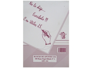 BLOCK APUNTES 1/32 BLANCO 100 HJ. REM