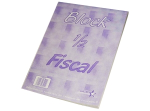 BLOCK APUNTES FISCALITO 7MM RONEO 80 HJS. 16 X 21