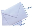 Sobre Teknofas Carta 80 g 12.4x15.4 Blanco 50 Unidades