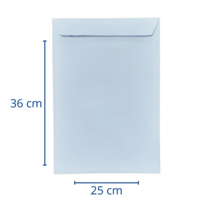 SOBRE SACO TEKNOFAS OFICIO 25X36 B-24 BLANCO 25 UNIDADES