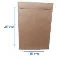 Sobre Saco Teknofas Extra Oficio 70 g 30X40 cm Café 50 Unidades