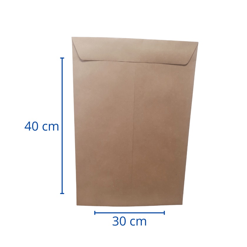 SOBRE SACO TEKNOFAS EXTRA OFICIO 70 G 30X40 CM CAFE PRECIO XUNID