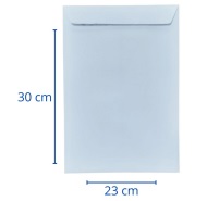 Sobre Saco Teknofas Revista 23x30 Blanco 80g 50 Unidades