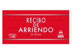 FORM.RECIBO DE ARRIENDO BUHO 220