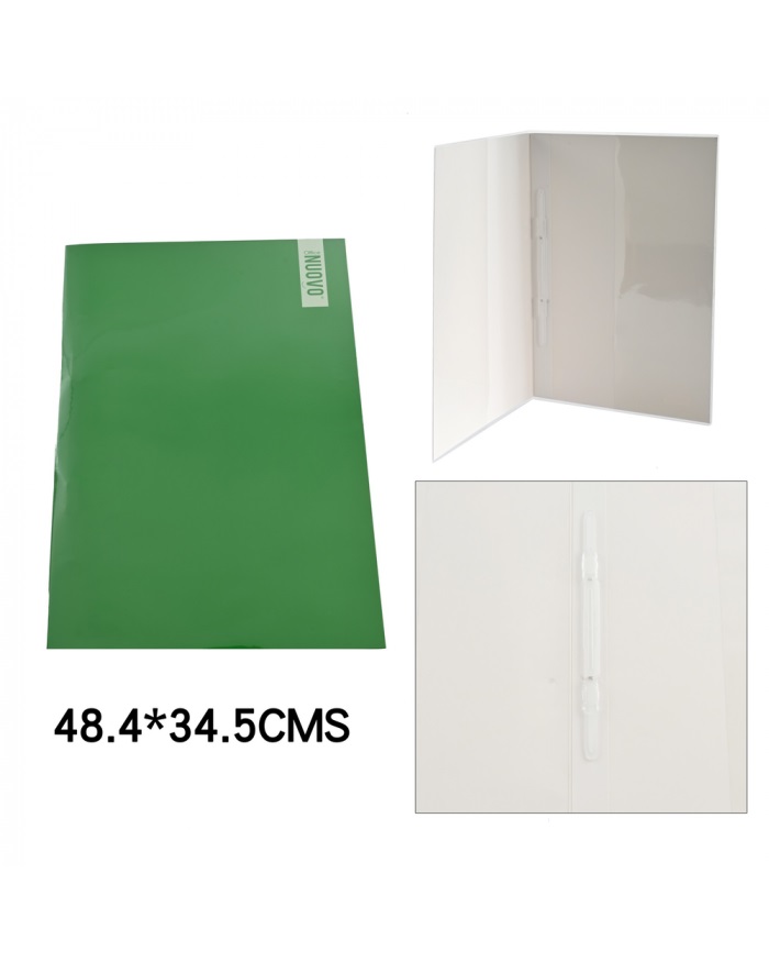CARPETA FASTENER OFICIO 24X34CM VERDE NUOVO /100