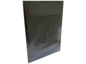 CARPETA PLASTIF. NEGRO CORRIENTE C/ACCO