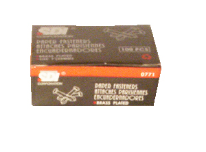 BROCHES METALICOS DORADOS 19MM 3/4 X 100 UD SDI