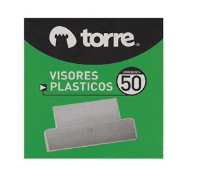 Visores Portaleyenda Torre Caja de 50 Unidades