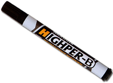 MARCADOR PERMAN.MON-AMI HIGHPER PTA.RED.NEGRO