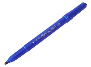 MARCADOR PERMAN.PAX(PTA.REDO)FIBRA MARK AZUL