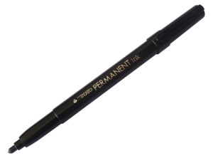 MARCADOR PERMAN.PAX(PTA.REDOND)FIBRA MARK NEGRO