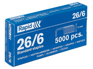 CORCHETES 26/ 6 DE 5000 RAPID PARA 20 HOJAS