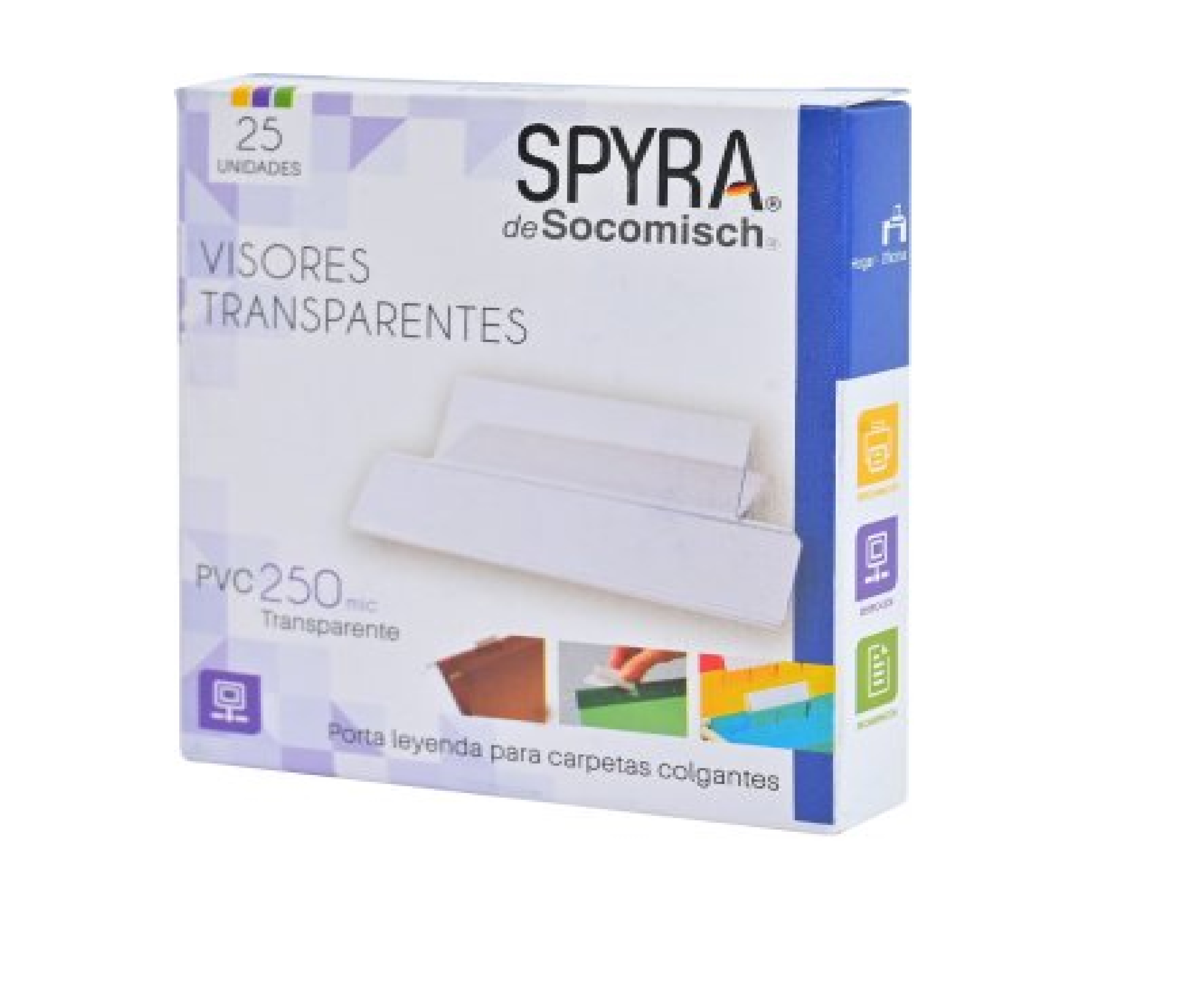 Visores Portaleyenda Socomisch 25 Unidades