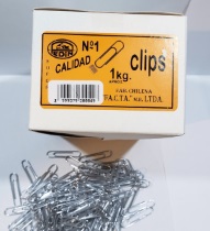 CLIPS METALICO PEDIN 30 MM 1KG PUNTA REDONDA
