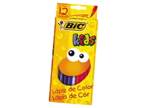 LAPIZ COLOR 12UN. LARGO BIC KIDSCOLOR