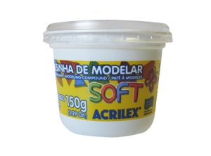 MASA P/MODELAR ACRILEX 150 GR. ROJO