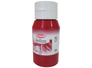 PINTURA ACRILICA 250 ML ROJO CARMIN ARTEL