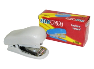 CORCHETERA MINI METALICA SELLOFFICE S-868 GRIS
