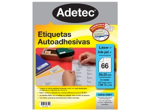ETIQUETA INKJET/LASER 35X25MM 25 HJ 1650 UN ADETEC