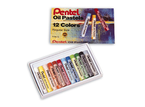 LAPIZ PASTEL 12 COL. PENTEL