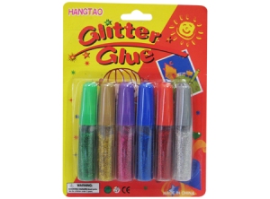 ADHESIVO BARRA GLITTER GLUE 6 COL. ESCAR/ HANGTAO