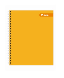 Cuaderno Universitario Torre Liso M7 Espiral Doble 100 Hojas Colores Surtidos