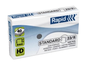 CORCHETES 23/ 8 DE 1000 RAPID PARA 50 HOJAS