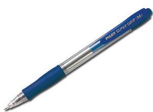 BOLIGRAFO PILOT SUPERGRIP 1.0 AZUL RETRACTIL