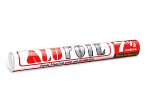 PAPEL ALUMINIO ALUFOIL 30 X 7.5 MT STANDART