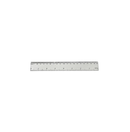 Regla Geopen Plástica Transparente 20 cm