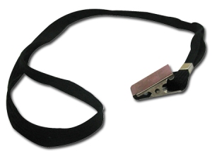 CORDON PORTACREDENCIAL C/APRETADOR NEGRO HAND