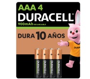 Pilas Recargables Duracell Aaa 4 Unidades