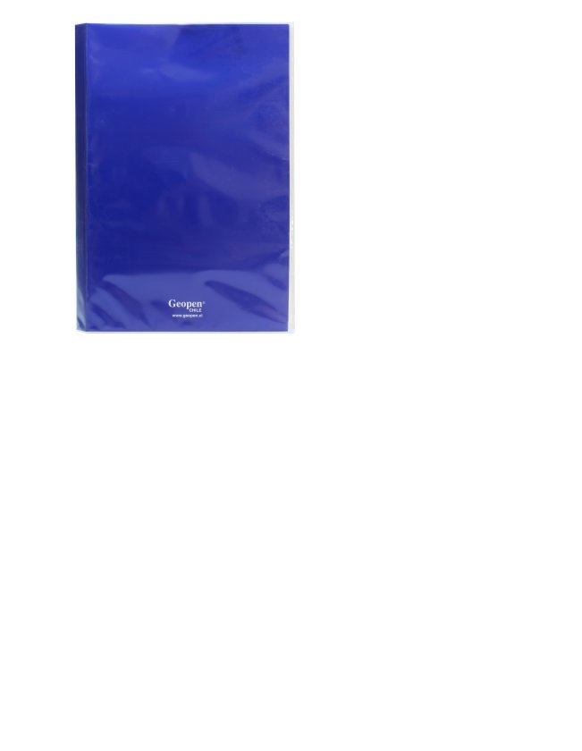 Archivador Plastificado Geopen Azul y Reverso Blanco