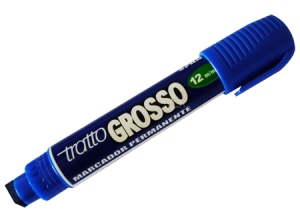 MARCADOR DE CARTEL TRATTO 12 M/M AZUL GROSSO
