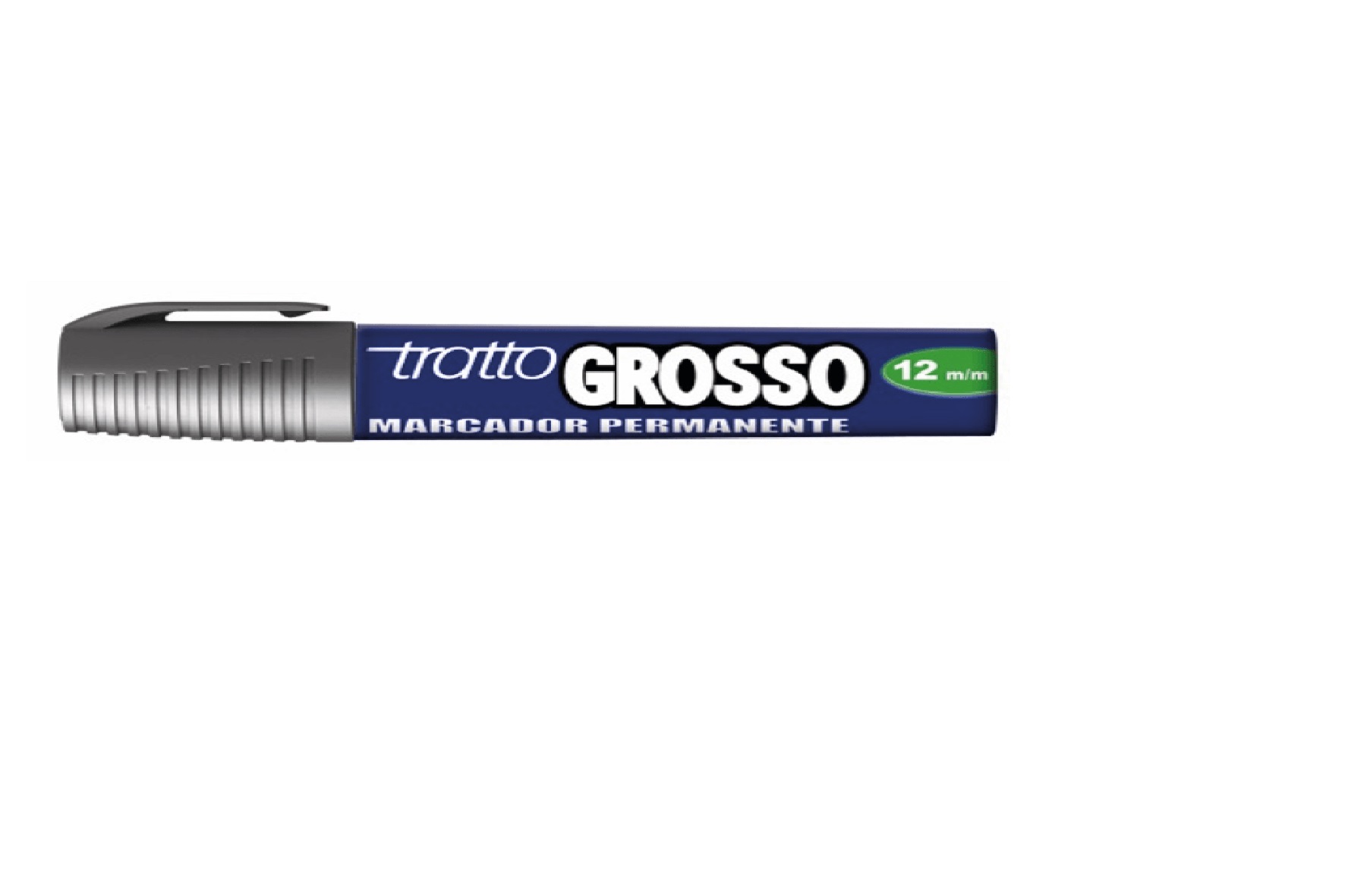 Marcador Tratto Grosso Permanente Jumbo Negro 12 mm