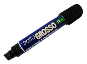 MARCADOR DE CARTEL TRATTO 12 M/M NEGRO GROSSO