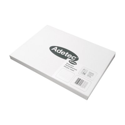 Etiqueta Ink/Láser Autoadhesiva Adetec 14 Por Hoja 101x34 mm 100 Unidades