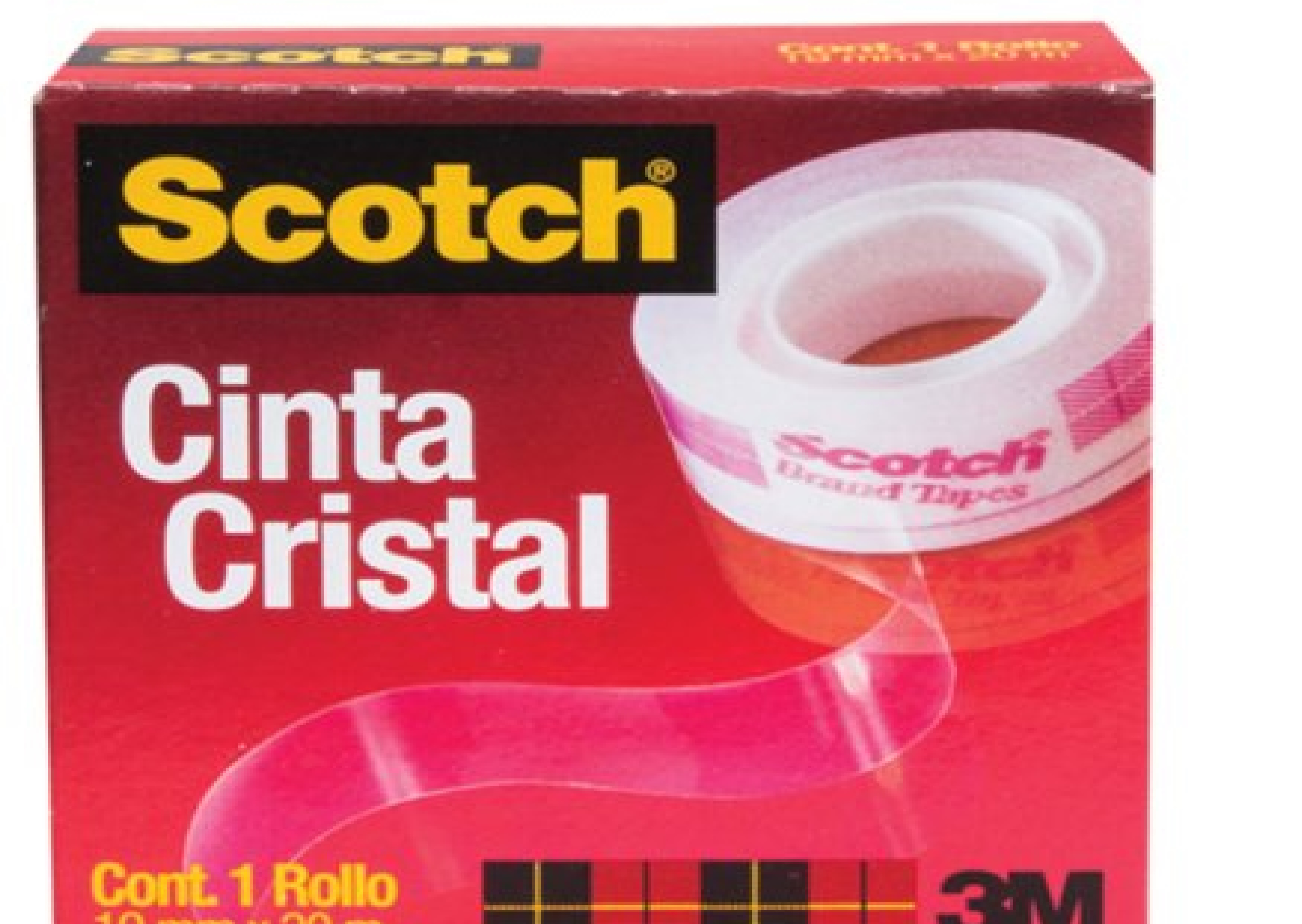 CINTA ADHESIVA 3M SCOTCH 600 CRISTAL 19 MM X 20 M