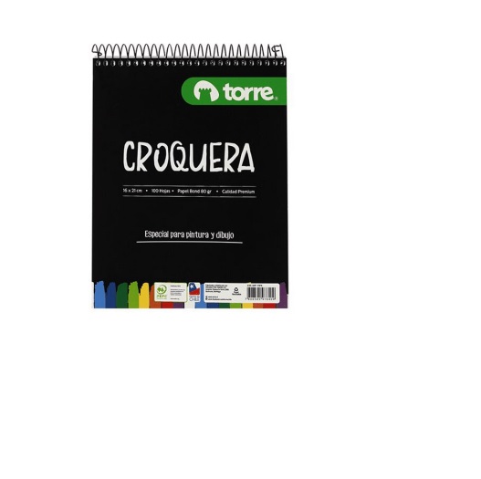 Croquera Torre 1/2 Oficio Imagia 100 Hojas
