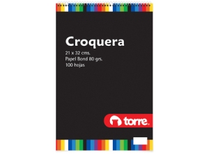 CROQUERA ESPIRAL OFI.100 HJ IMAGIA.21X32 TORRE