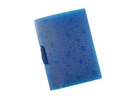 CARPETA C/APRETADOR ROTACLIP A4 DATA ZONE AZUL-D