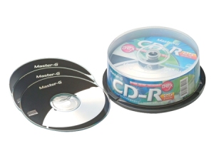 CD GRABABLE 25 UN. 700 MB 52X MASTER-G.