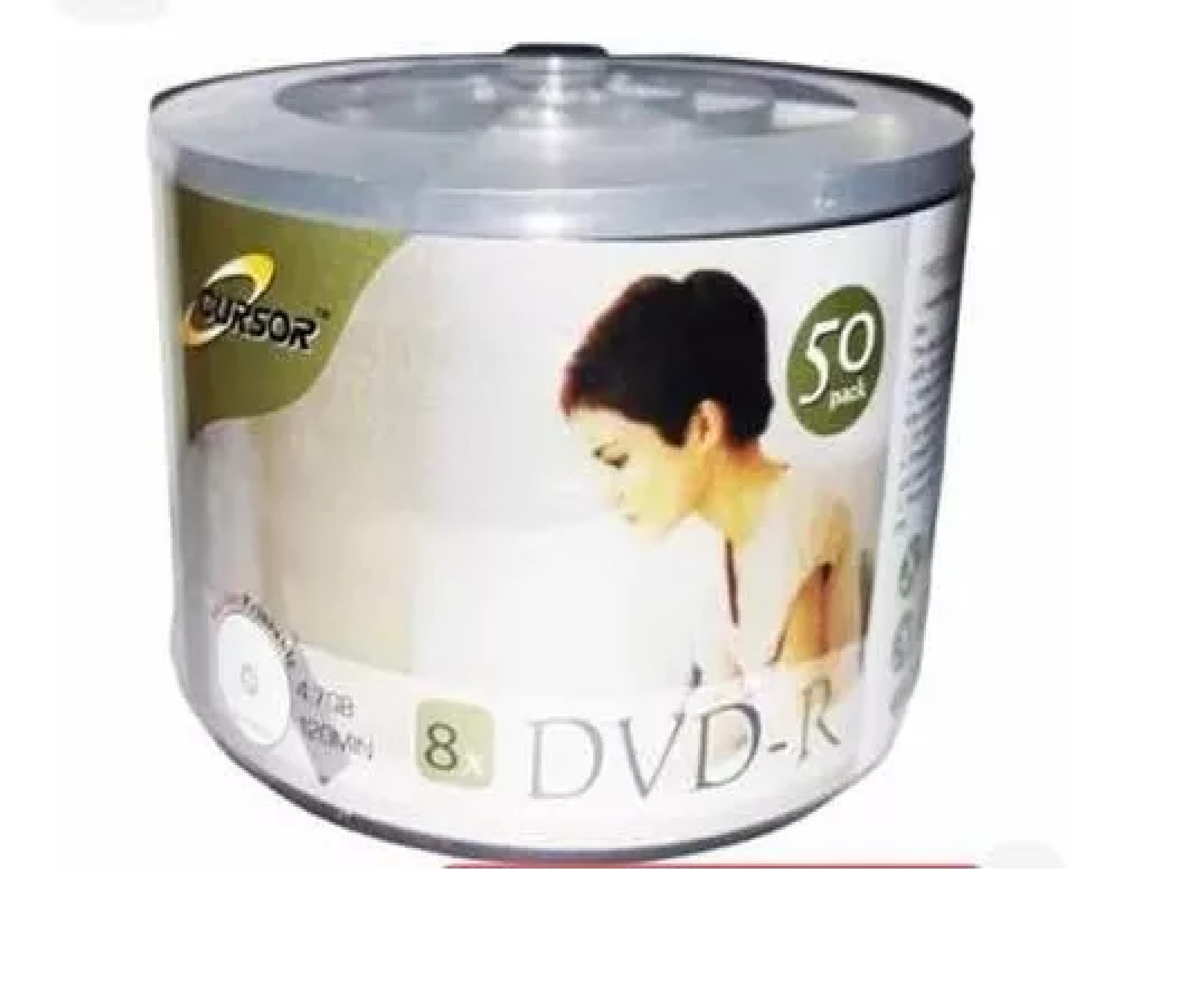 DISCOS DVD R 8X IMPRIMIBLE LE CURSOR 4.7GB 50 UNIDADES