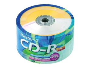 CD GRABABLE 50 UN. 700 MB 52X MASTER-G.