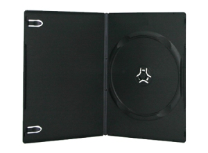 CAJA PORTA DVD INDIVIDUAL COLOR NEGRO