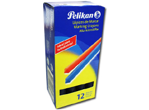 CRAYON INDUSTRIAL PELIKAN 12 UN. 762 AZUL
