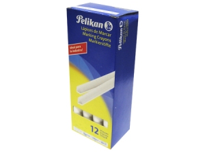 CRAYON INDUSTRIAL PELIKAN 12 UN. 762 BLANCO