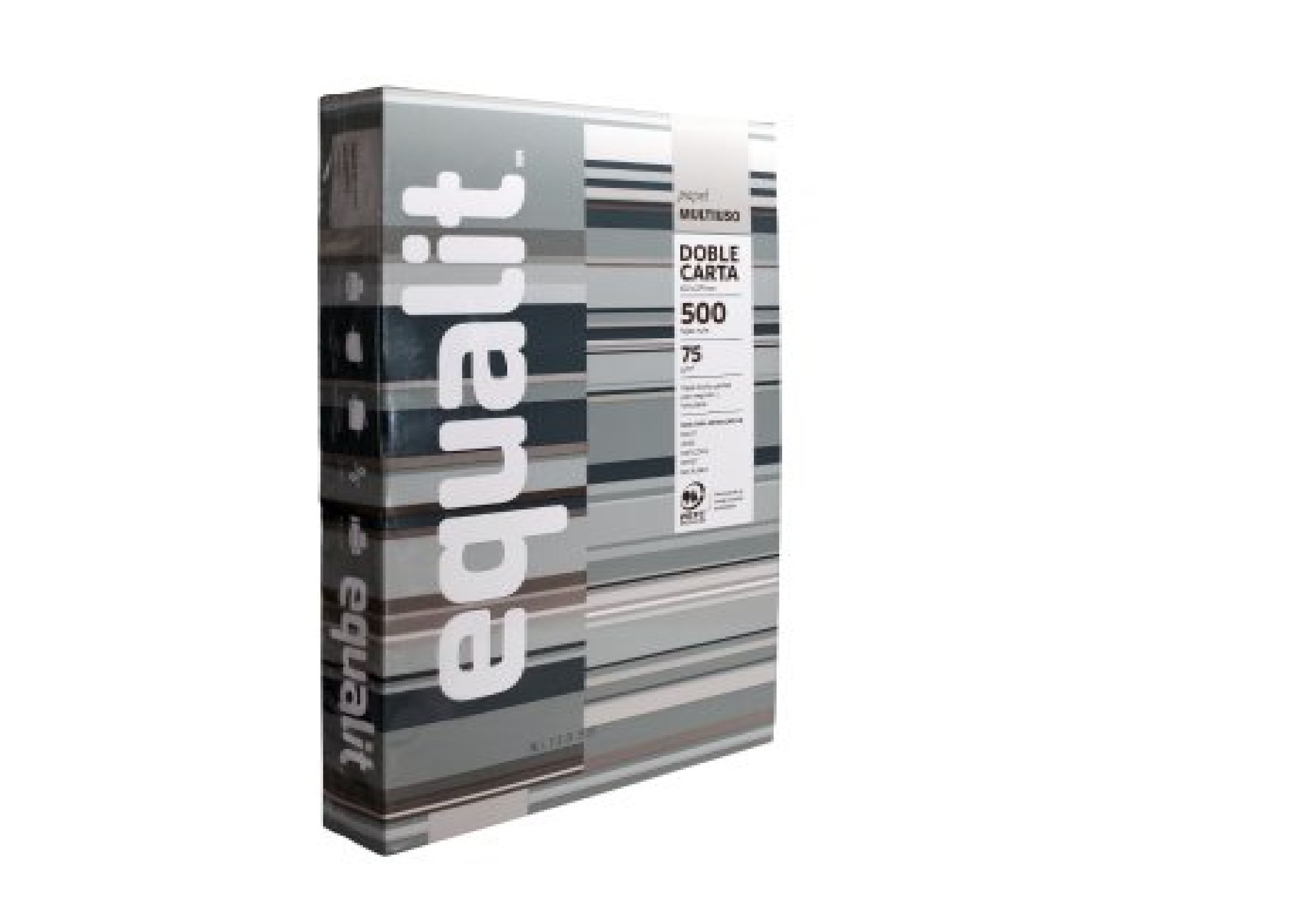 PAPEL FOTOCOPIA EQUALIT DOBLE CARTA 75 G 500 HOJAS